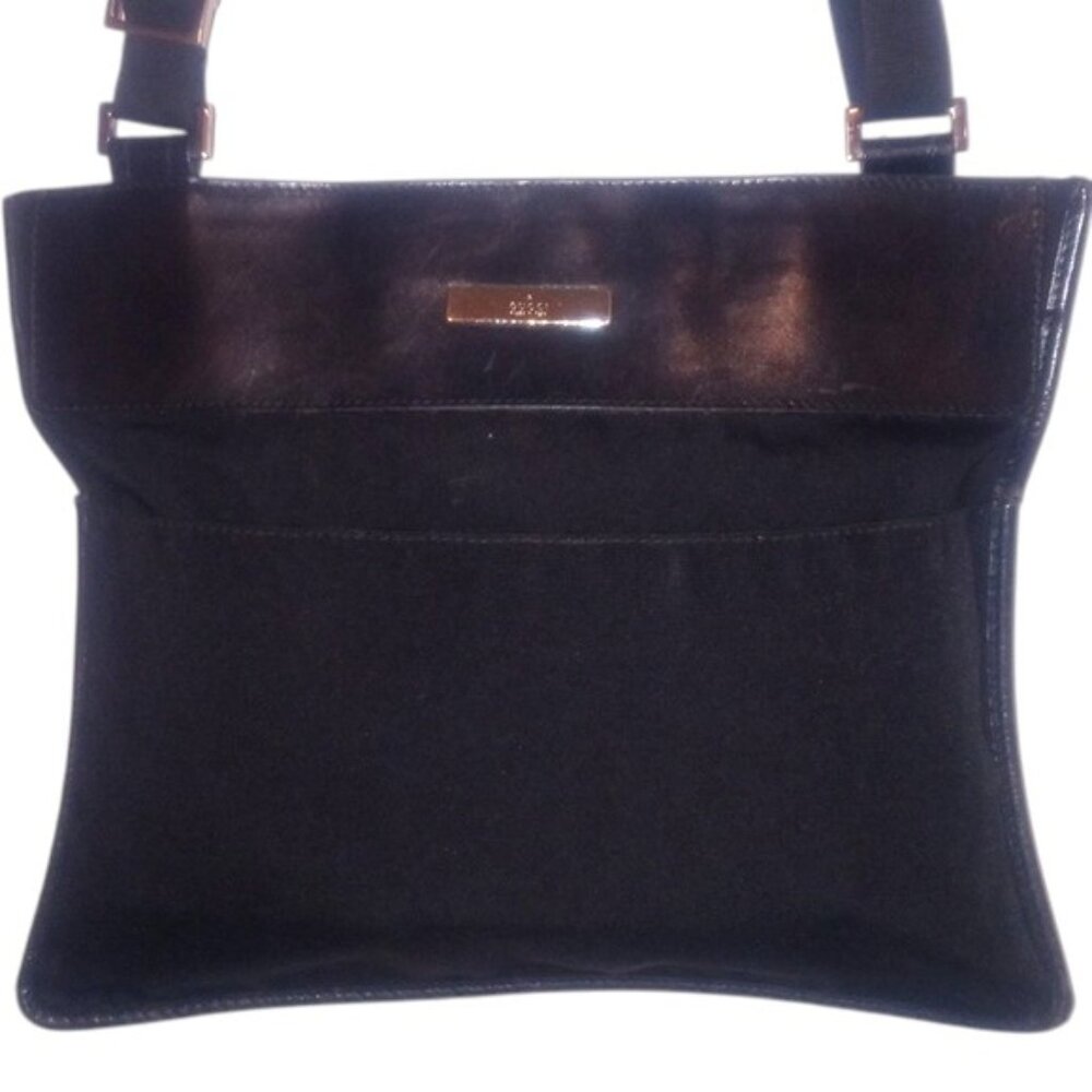 GUCCI Shoulder Crossbody Bag Nylon Black - GUC